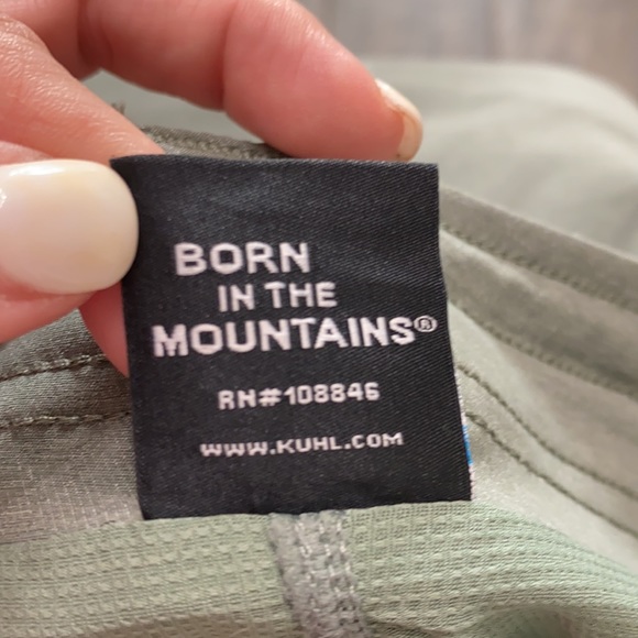 Kuhl green cargo skort size 12 - Picture 12 of 15